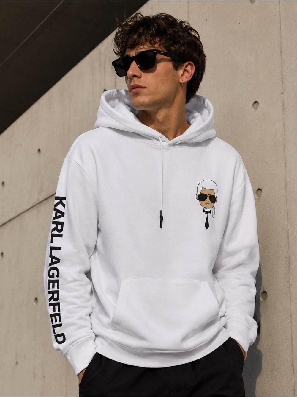 KARL LAGERFELD UNISEX HOODIE